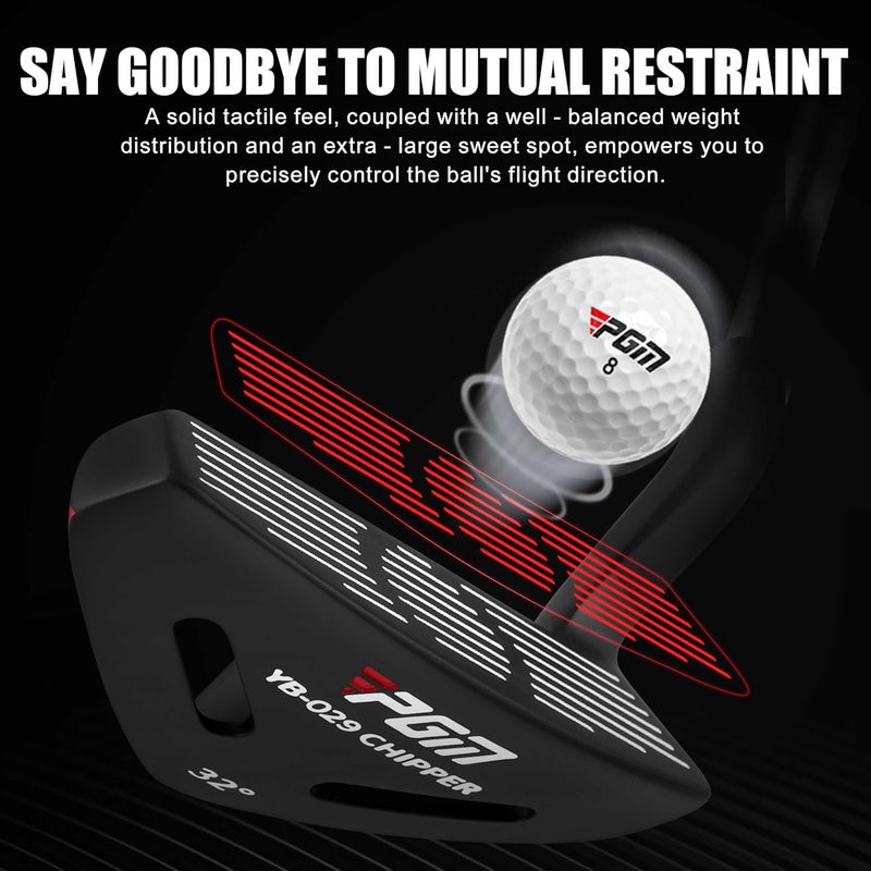 PGM 35" Golf Club Chipper for Right Handed, Dual-Sided Chipper Putter for Men & Women, Short Game Improvement Wedge Black - Image 4